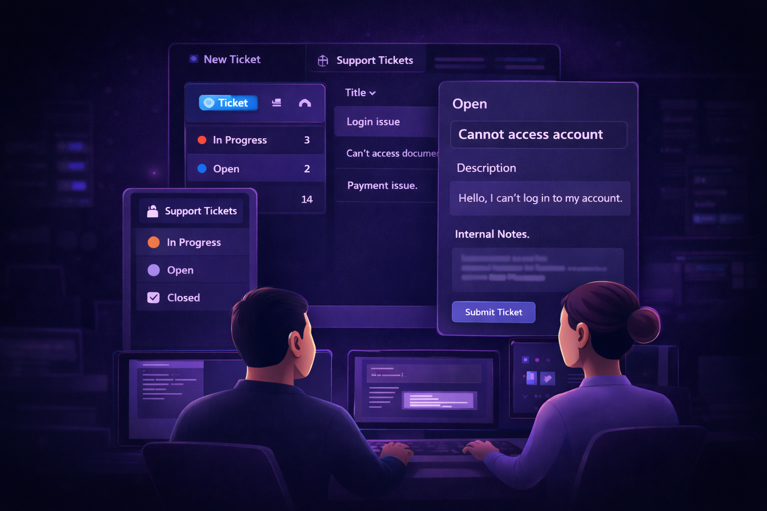 Support desk / ticketing system thumbnail